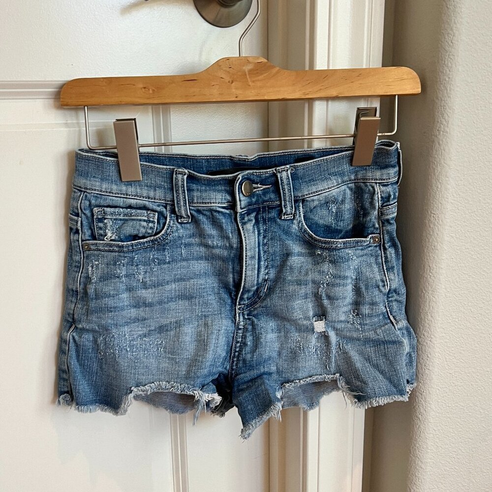 SP Black Label Distressed Denim Jean Shorts from Nordstrom Size 25